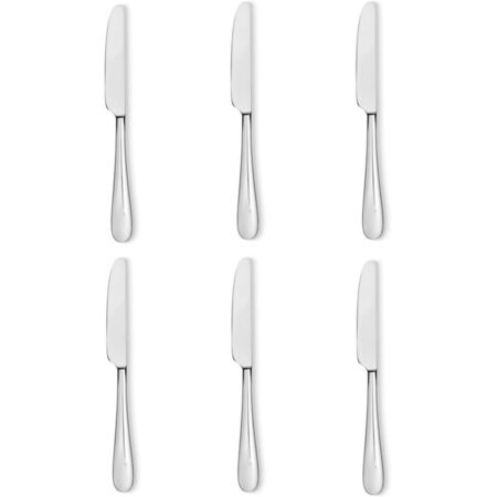 Tafelmesser Nuovo Milano im 6er Set von Alessi