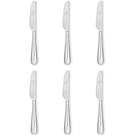 Dessertmesser Nuovo Milano im 6er Set von Alessi