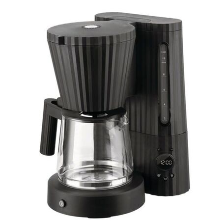 Alessi Filterkaffeemaschine Plissé von Alessi Schwarz