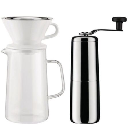 Alessi Coffee-Set Slow Coffee von Alessi Edelstahl 