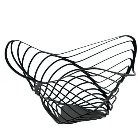 Alessi Zitruskorb Trinity von Alessi Schwarz
