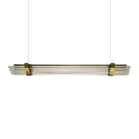 DCWéditions Pendelleuchte Seagull von DCW Gold, L: 120 cm