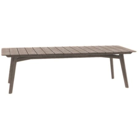 Ethimo XL Rechteckiger Esstisch Knit von Ethimo Gebeiztes Teakholz