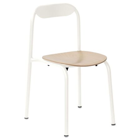 Fermob Indoor Buchenstuhl Archie von Fermob Weiss 01