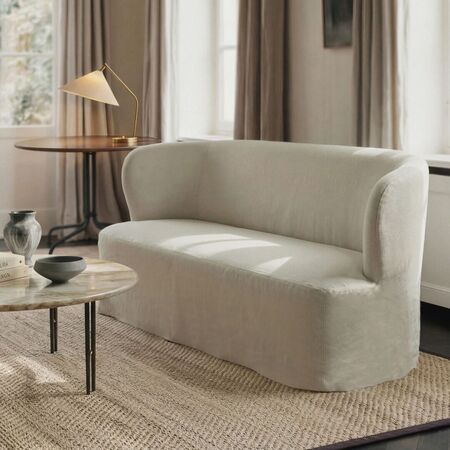 Gubi Sofa Stay Slipcover von Gubi 0024 - Gubi Flax, B: 190 cm