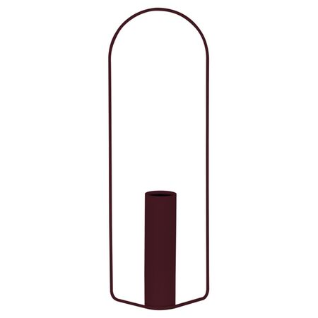 Fermob Zylindrische Vase Itac von Fermob Schwarzkirsche B9
