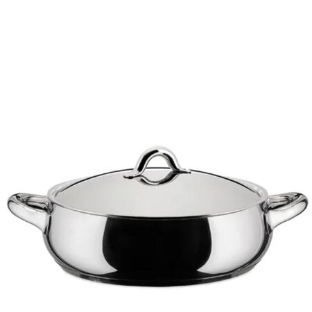 Alessi Kasserolle mit Deckel Mami von Alessi Edelstahl 
