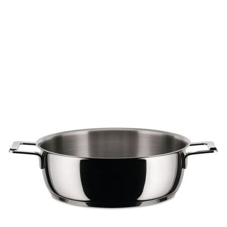 Alessi Flache Kasserolle mit zwei Griffen Pots&Pans von Alessi Ø: 24 cm