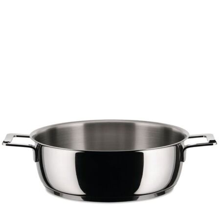 Alessi Flache Kasserolle mit zwei Griffen Pots&Pans von Alessi Ø: 28 cm