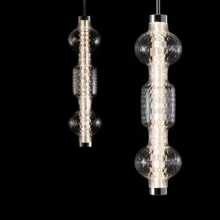 Artemide Pendelleuchte Alambicco Vertikal von Artemide  3 Lichter, 2700K-3