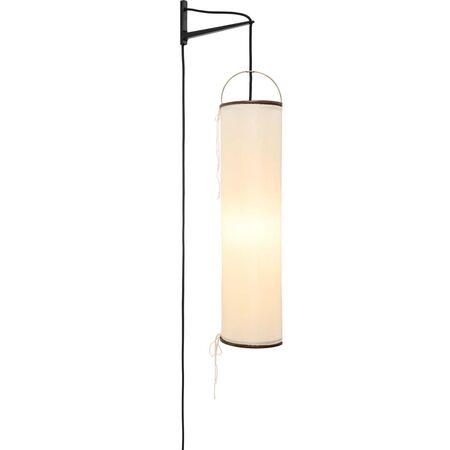 Gubi Wandleuchte Silk Lantern von Gubi Soft Black Semi Matt