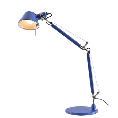Artemide Tischleuchte Tolomeo Micro mit Fuss von Artemide Blau