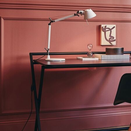 Artemide Tolomeo Micro mit Fuss von Artemide Glänzendes Weiss-2