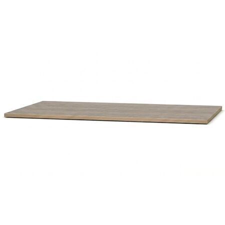 Tischplatte Massivholz Eiche geräuchert weiss Roheffekt
