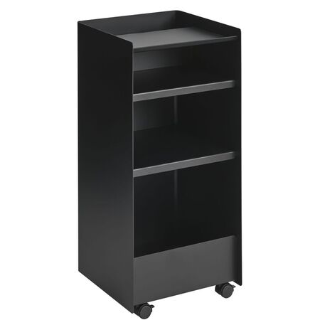 Muuto Rollcontainer Folded von Muuto Black, Offen hoch