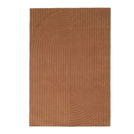Muuto Teppich Relevo Quattro von Muuto Burnt Orange, L: 240 cm / B: 170 cm