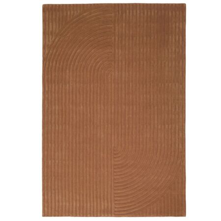 Muuto Teppich Relevo Quattro von Muuto Burnt Orange, L: 300 cm / B: 200 cm