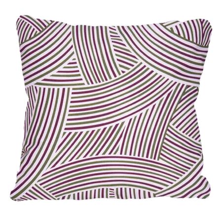 Fermob Outdoor Kissen Croisieee Cordage 44 X 44 cm von Fermob Schwarzkirsche B9