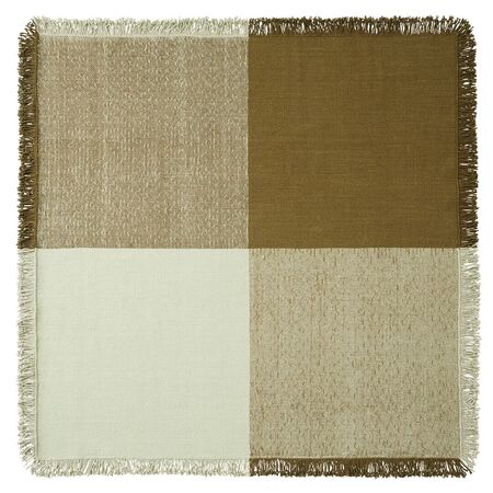 Muuto Teppich Verso von Muuto Pale Green / Warm Brown