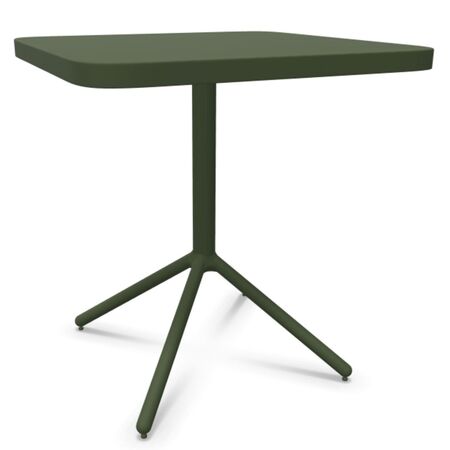 Emu Quadratische Tischplatte 80x80 Grace von Emu 17 Miltärgrün