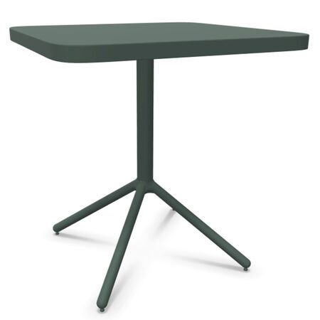 Emu Quadratische Tischplatte 80x80 Grace von Emu 75 Dunkelgrün
