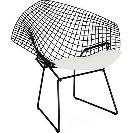 Knoll International Bertoia Diamond Chair von Knoll International Schwarz, Hourglass - Air