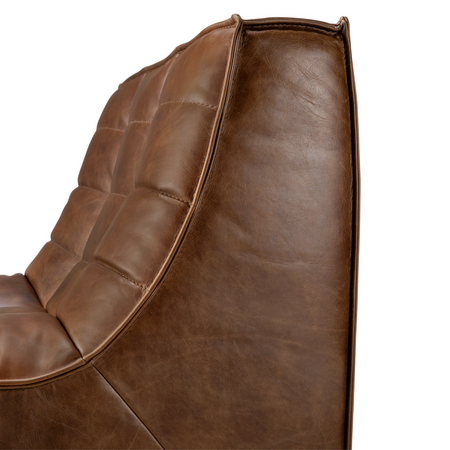 Ethnicraft N701 Modulsofa 1 Sitzer 1-Sitzer / B: 91 cm, Chestnut
