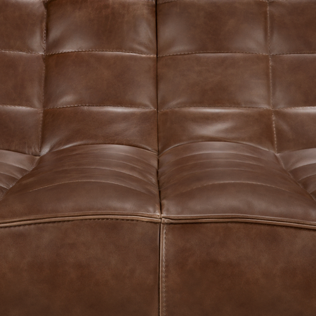 Ethnicraft N701 Modulsofa 2-Sitzer 2-Sitzer / B: 140 cm, Chestnut