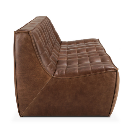 Ethnicraft N701 Modulsofa 3 Sitzer Chestnut