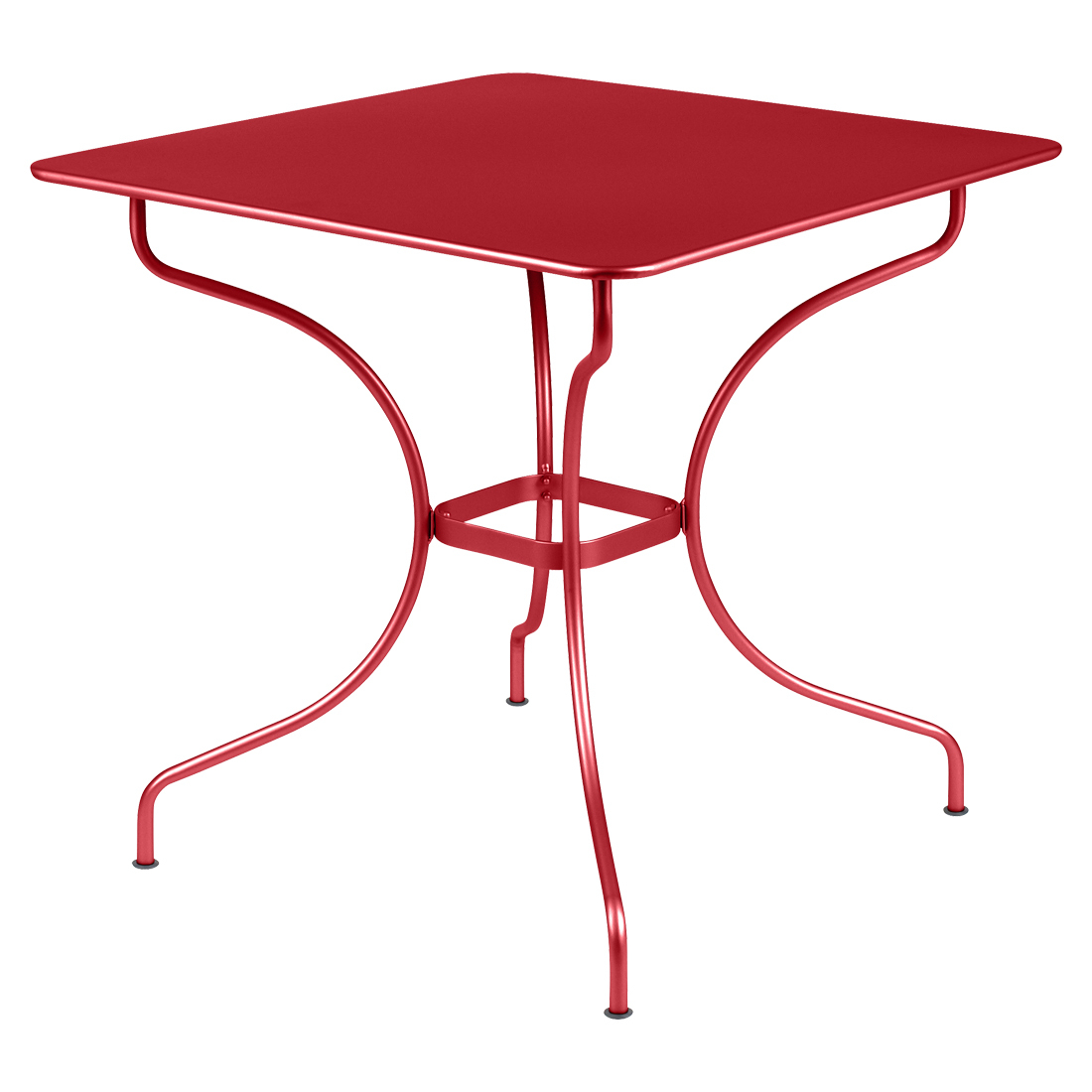 Fermob Tisch Opéra Mohnrot 67 77 x 77 cm
