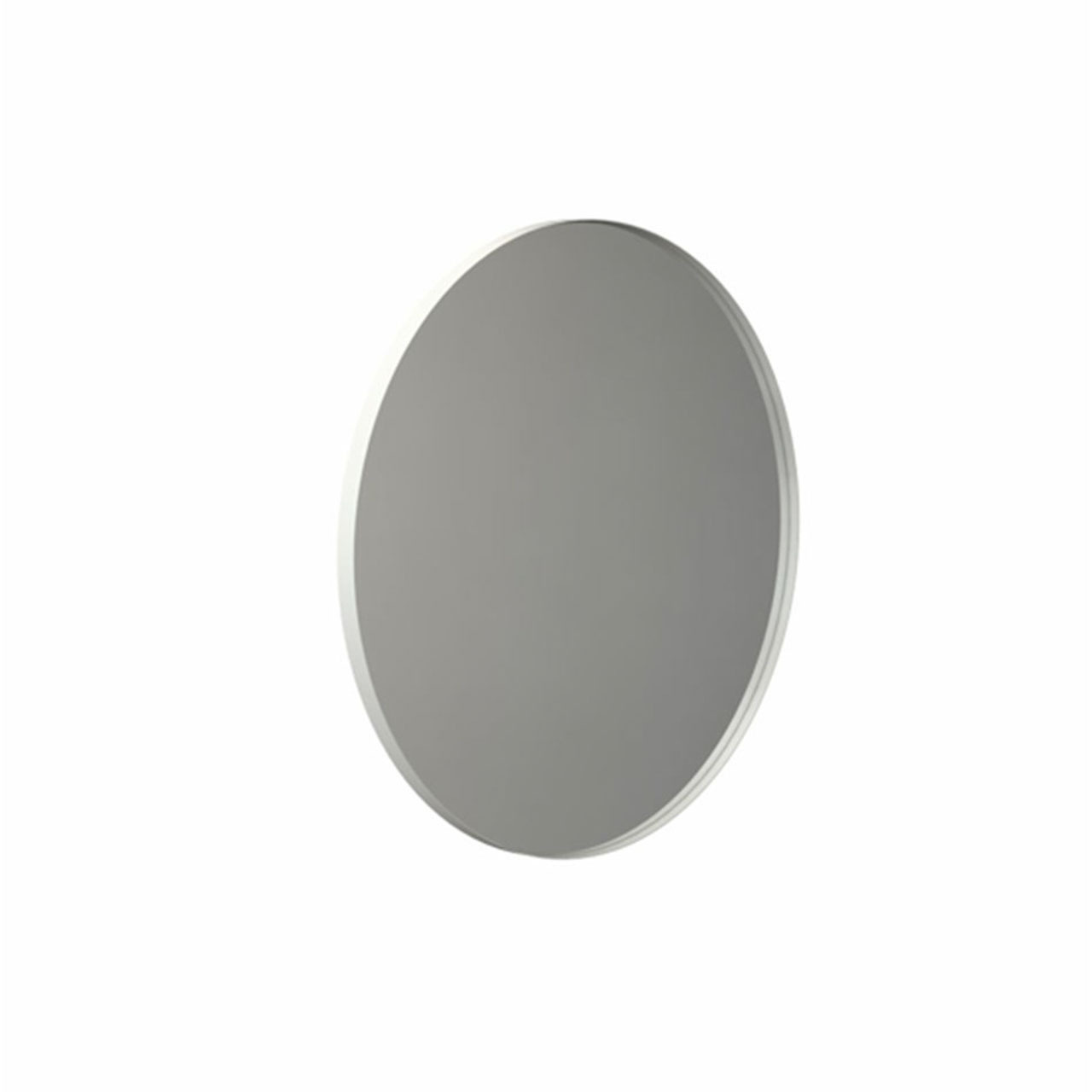 Frost Spiegel von 'Frost'  Ø 80 cm,  Matt Weiss