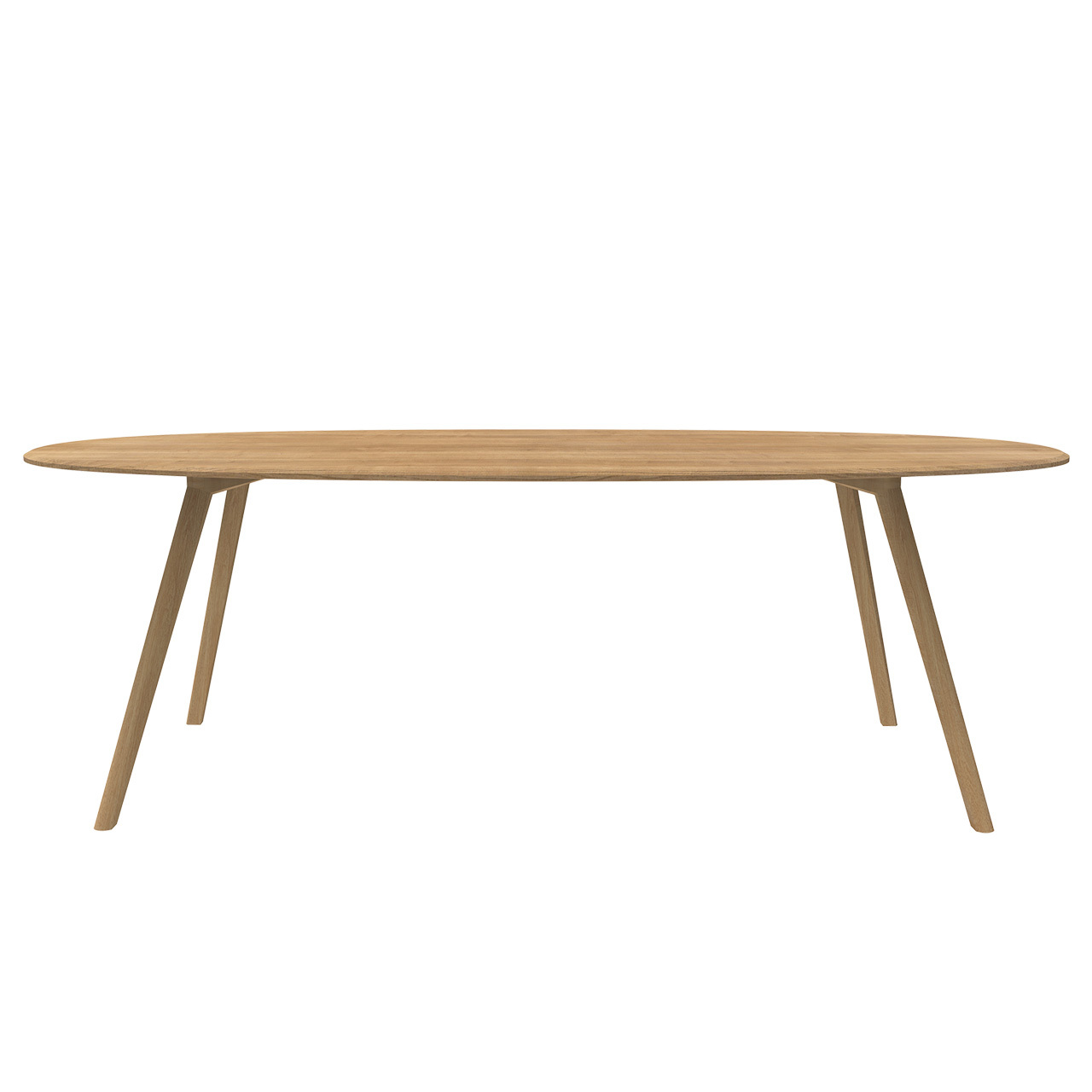 Objekte unserer Tage Tisch 'Meyer'  Oval - 220 x 115 cm,  Eiche gewachst
