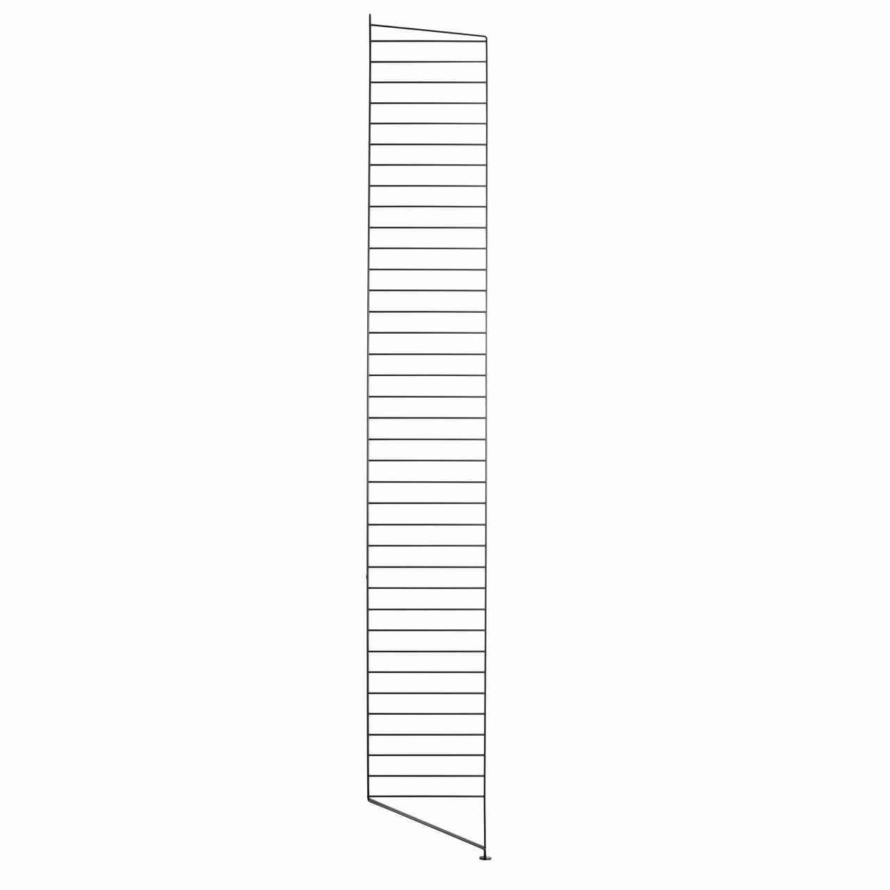 String Furniture Floor Panels / Pack 1 Schwarz, H: 200 cm, T: 30 cm