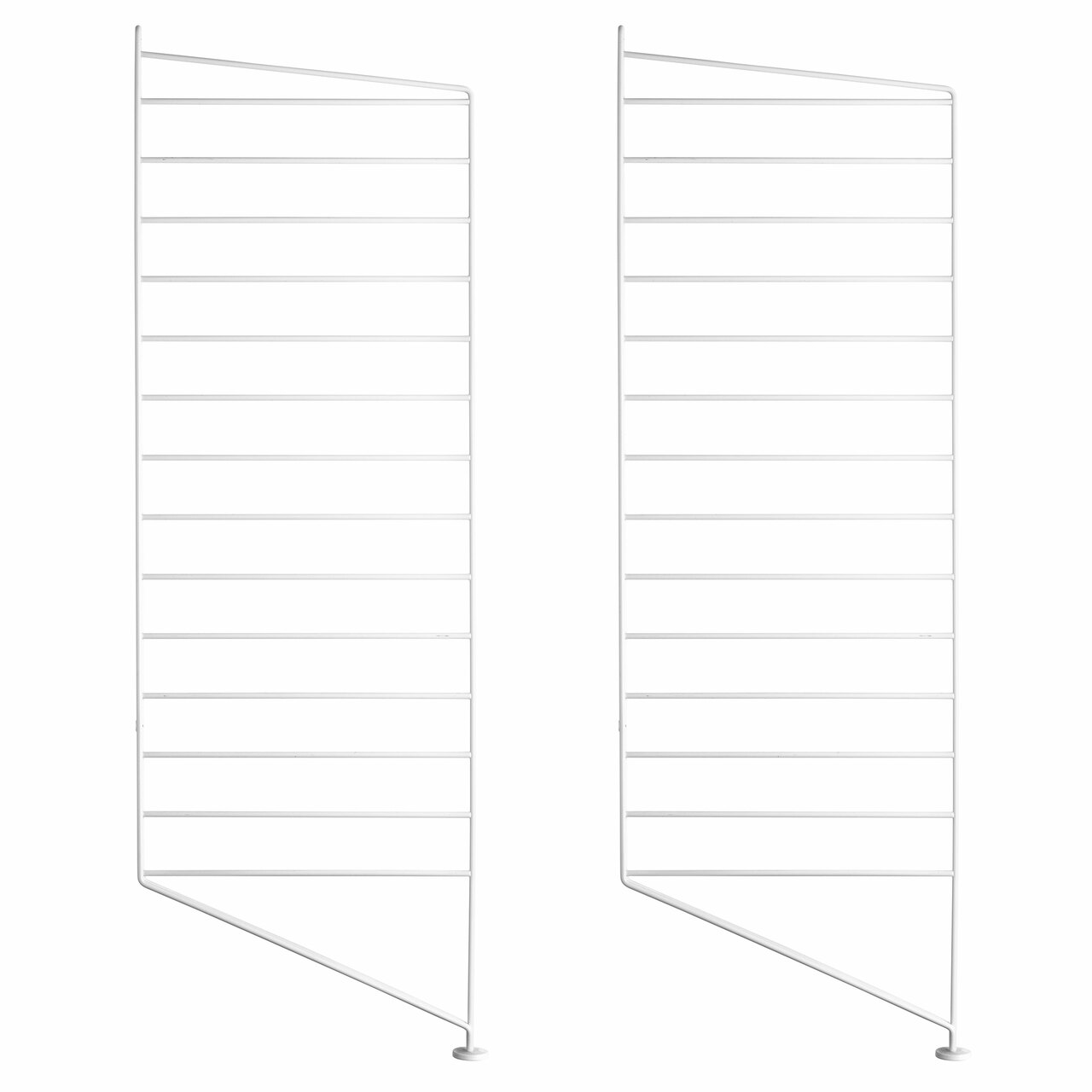 String Furniture Floor Panels / Pack 2 Weiss, H: 85 cm, T: 30 cm