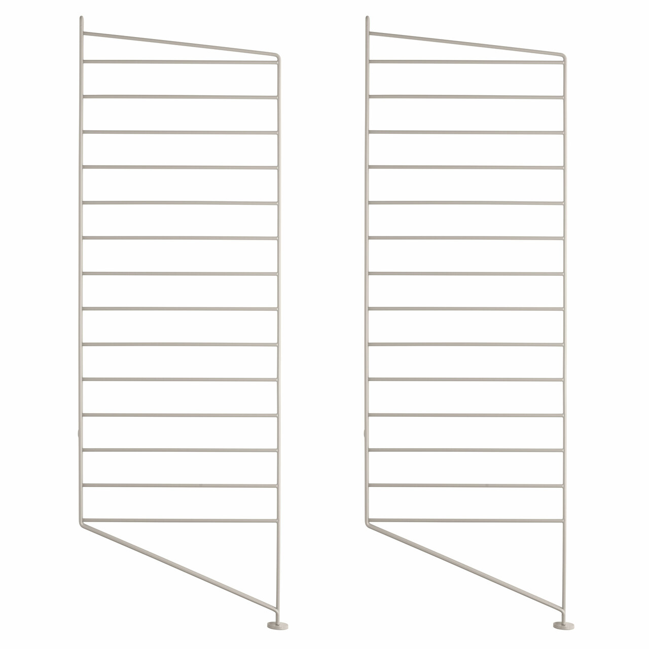 String Furniture Floor Panels / Pack 2 Beige, H: 85 cm, T: 30 cm