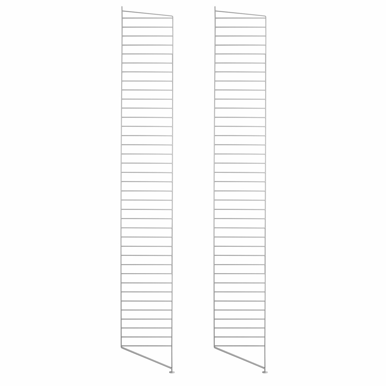 String Furniture Floor Panels / Pack 2 Grau, H: 200 cm, T: 30 cm