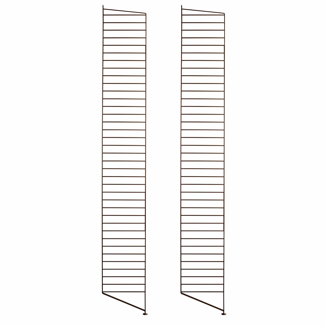 String Furniture Floor Panels / Pack 2 Braun, H: 200 cm, T: 30 cm
