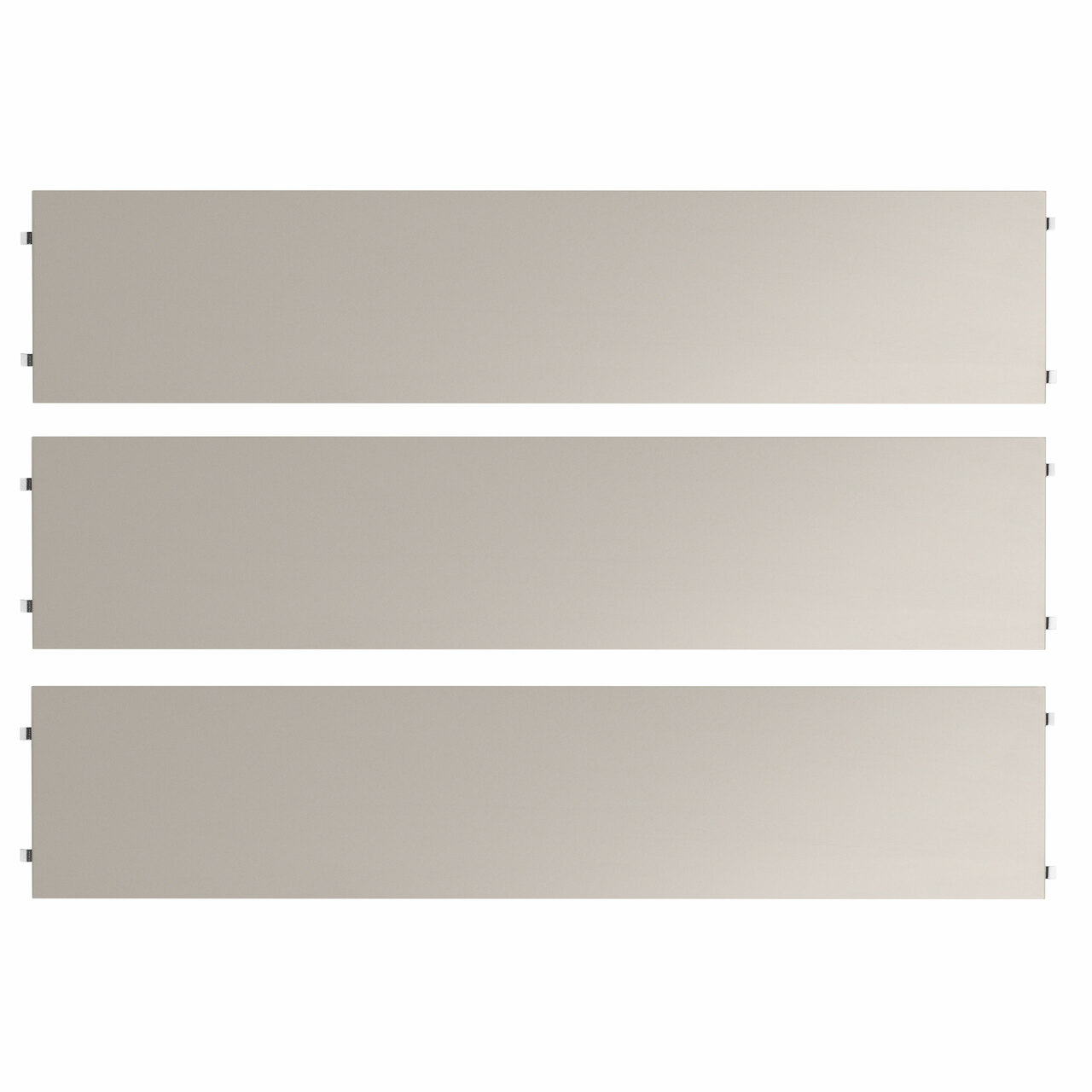 String Furniture Shelves / Pack 3 Beige, B: 78 cm, T: 20 cm