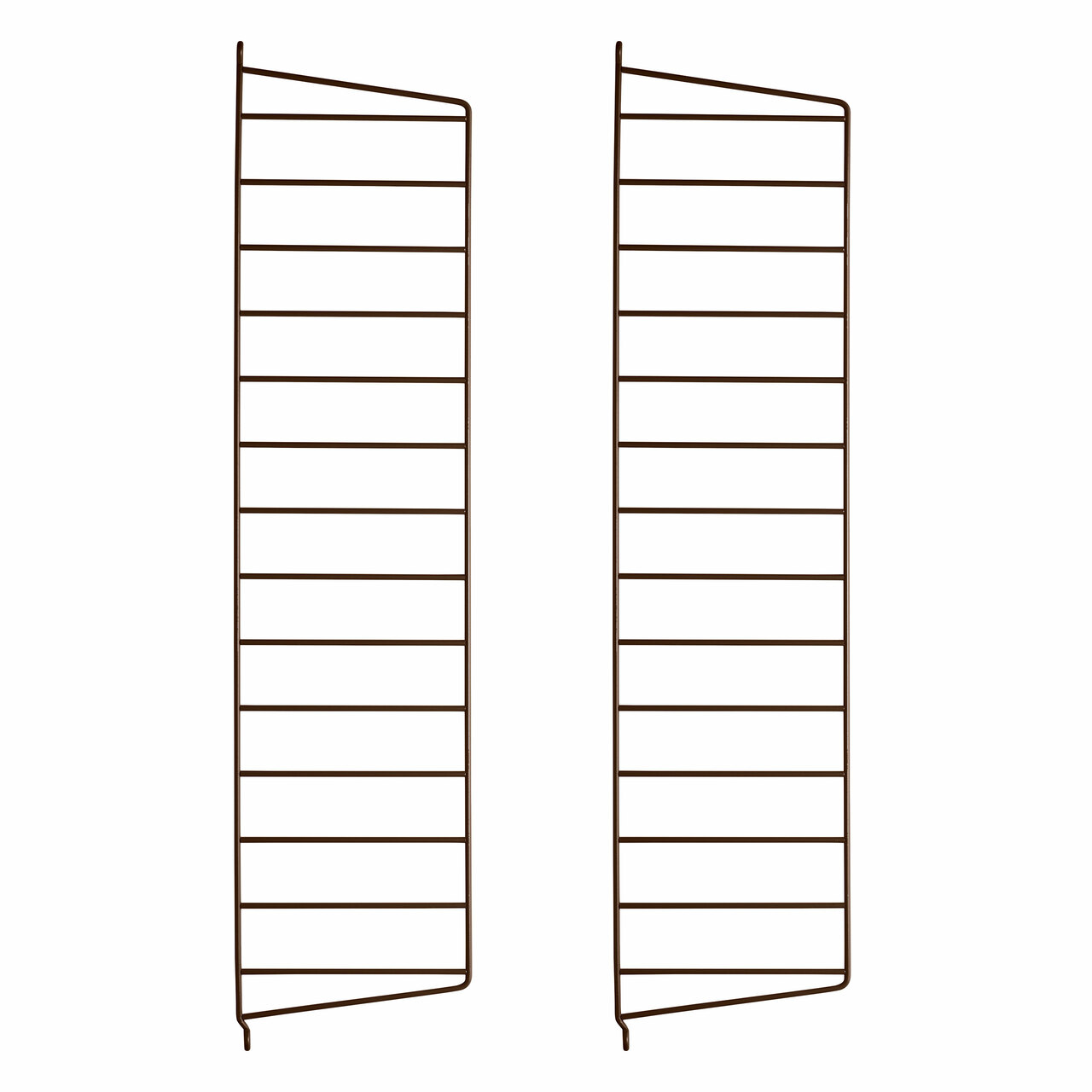 String Furniture Wall Panels / Pack 2 Braun, H: 75 cm, T: 20 cm