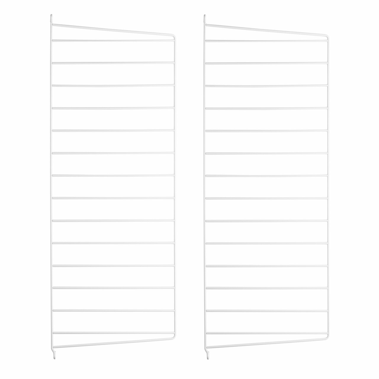 String Furniture Wall Panels / Pack 2 Weiss, H: 75 cm, T: 30 cm