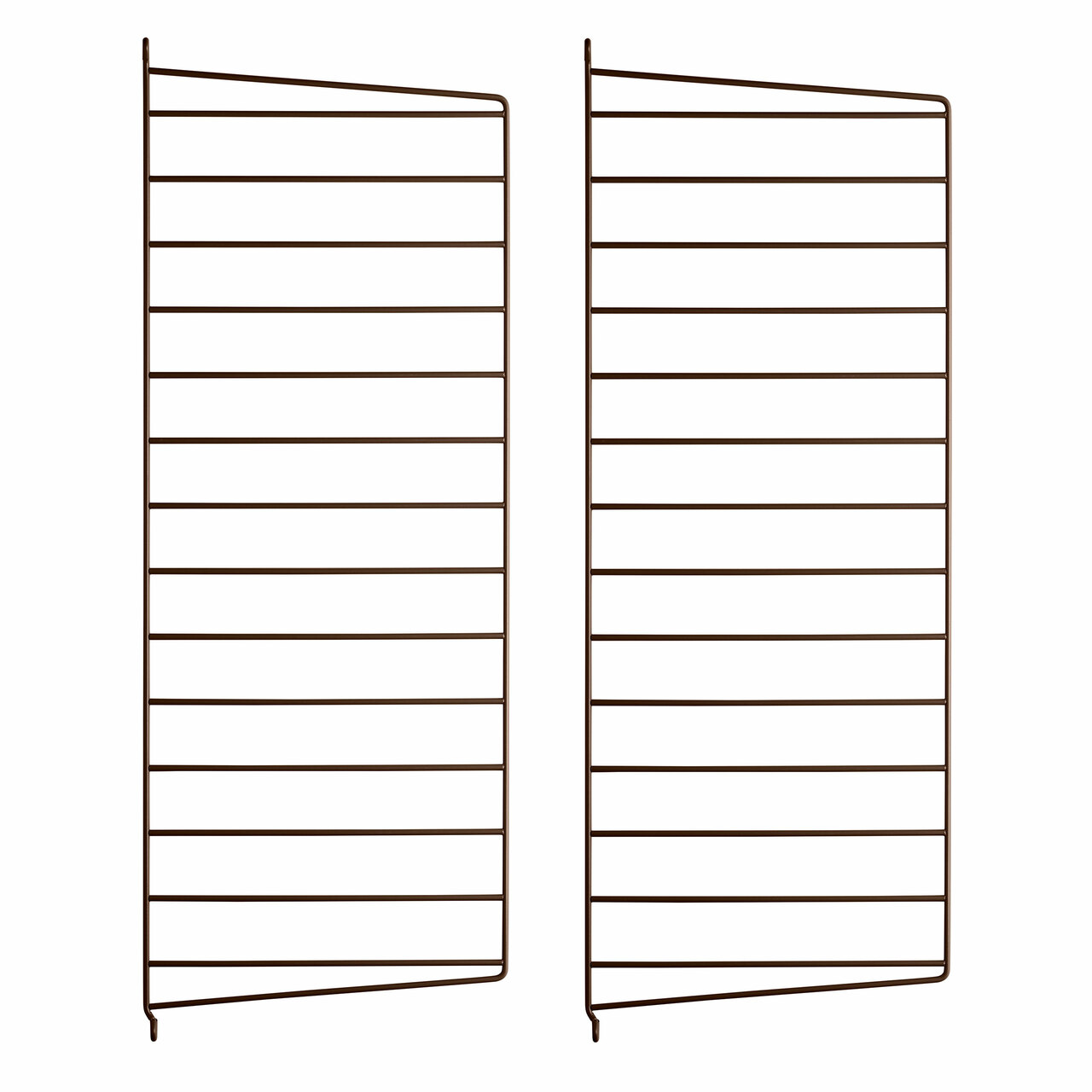 String Furniture Wall Panels / Pack 2 Braun, H: 75 cm, T: 30 cm