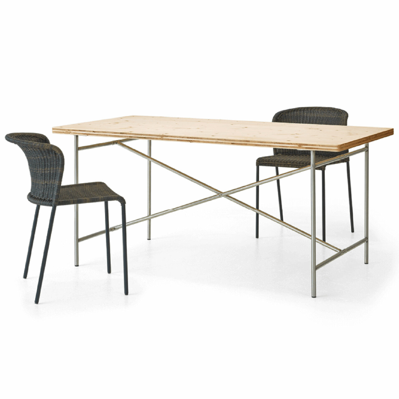 Richard Lampert  Aussentisch 'Eiermann 2'  200 x 90 cm 