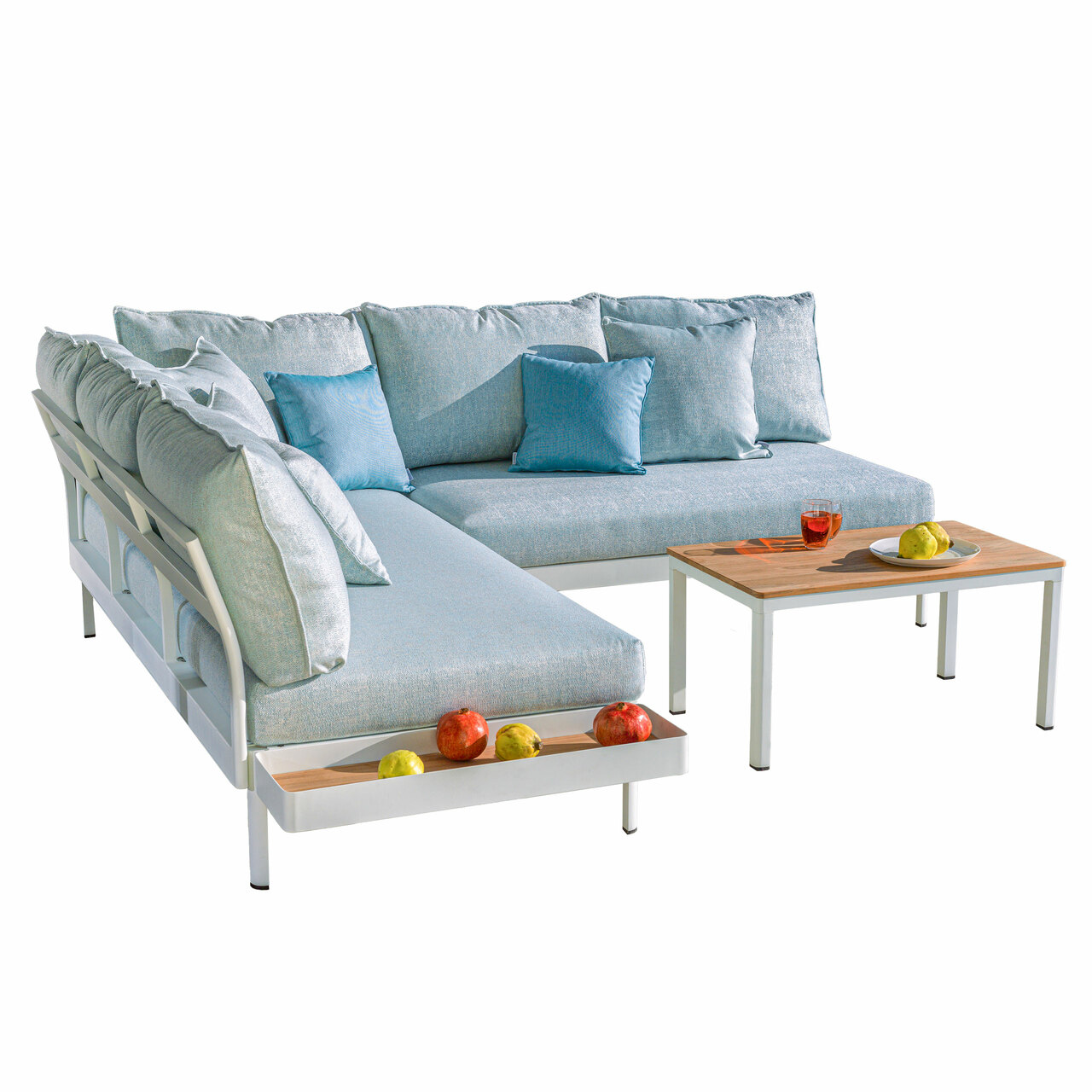 GartenEcklounge 'Minu' mit Beistelltisch