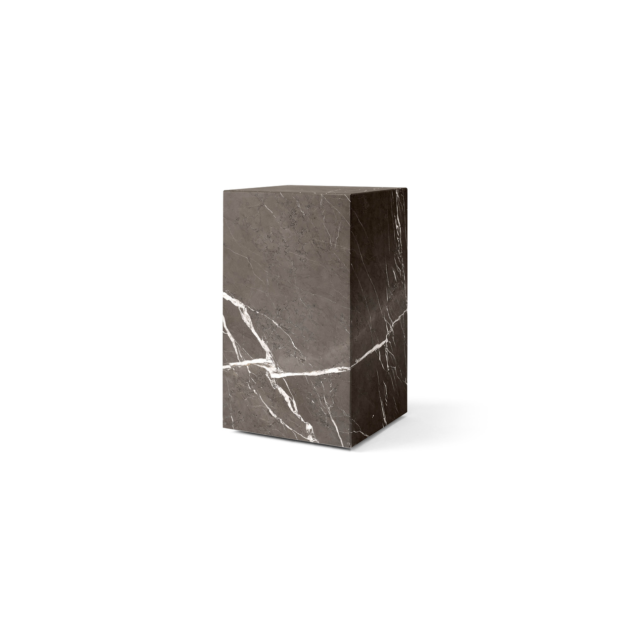 Menu Furniture Plinth Pedestal Grey Kendzo Marmor, H: 51 cm 