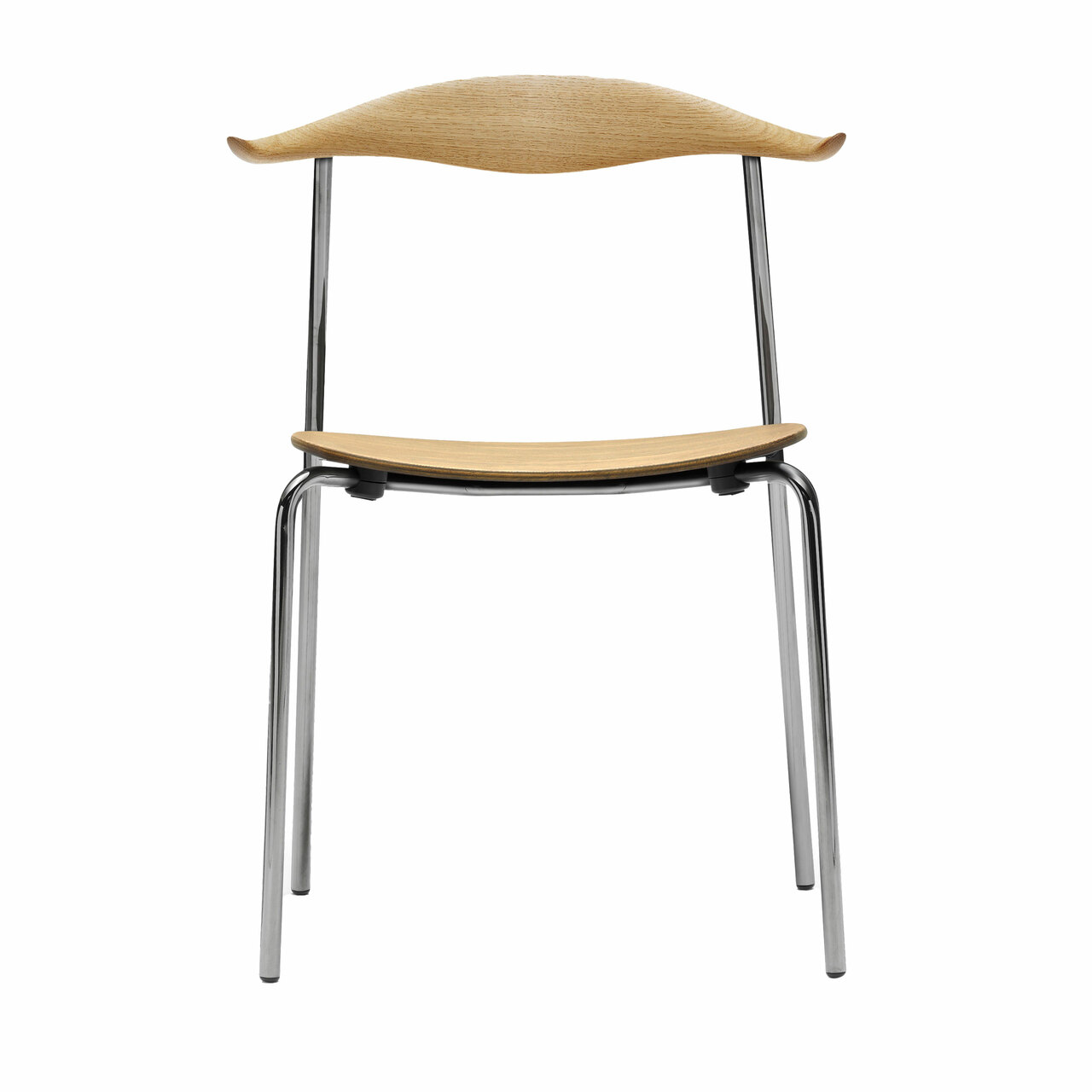 Carl Hansen & Søn Stuhl 'CH88T Eiche geölt, Edelstahl