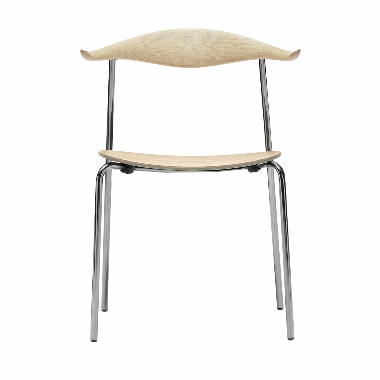 Carl Hansen & Søn Stuhl 'CH88T Buche geseift, Edelstahl