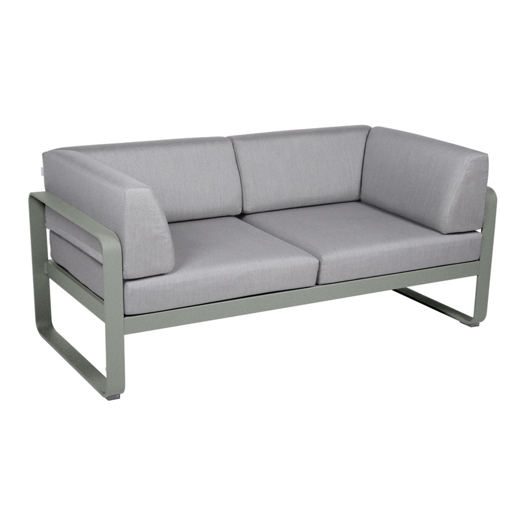 Fermob 2-Sitzer Club-Sofa 'Bellevie' Lapiligrau C7, Flanellgrau 79