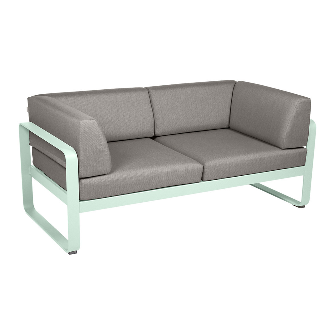 Fermob 2-Sitzer Club-Sofa 'Bellevie' Gletscherminze A7	, Taupe Grau B8