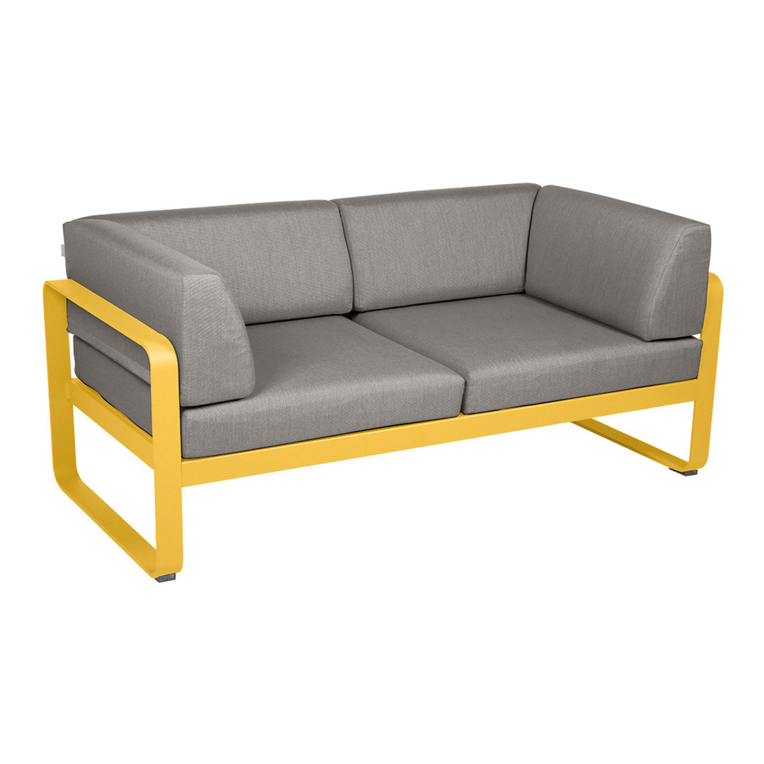 Fermob 2-Sitzer Club-Sofa 'Bellevie' Honig C6, Taupe Grau B8