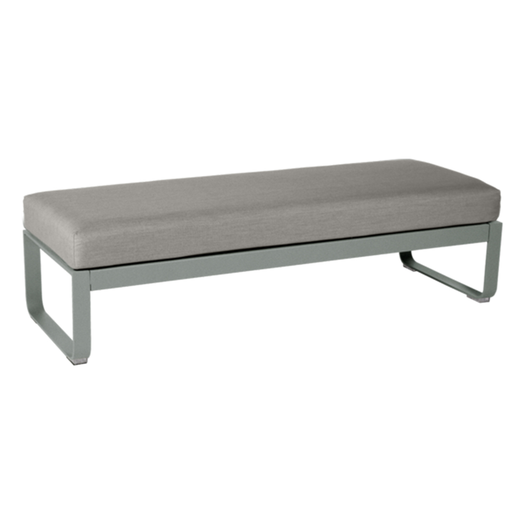Fermob Bellevie 2-Seater-Ottoman Lapiligrau C7, Taupe Grau B8